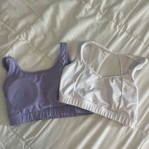 Sportbra purple and white